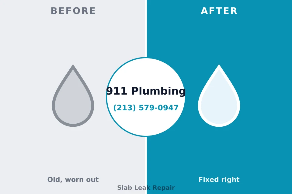 Before and after: plumbing company Osawatomie, KS
